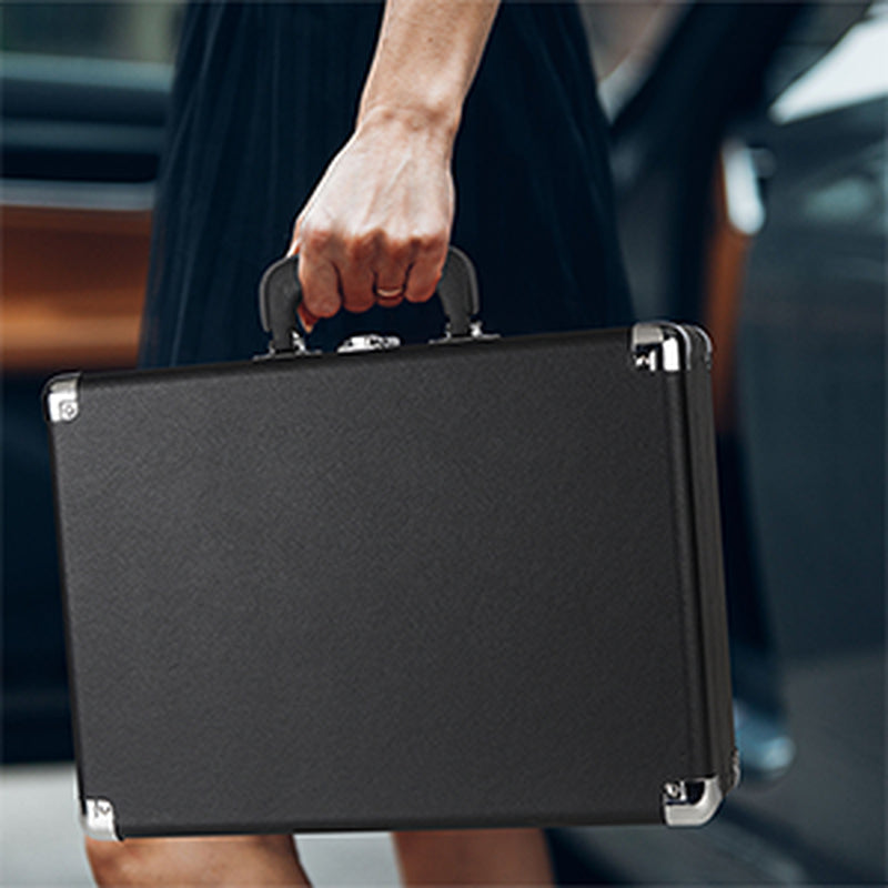 Vinyl Record Player, Bluetooth Turntable 3-Speed Suitcase with Built-In Speakers
